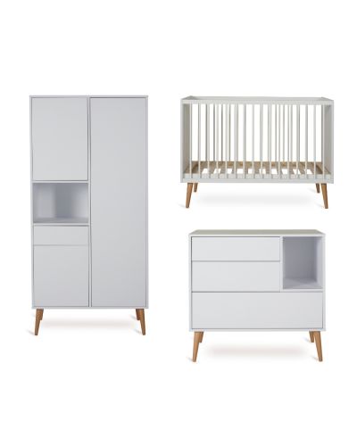 Quax 3 Delige Babykamer Cocoon Ice White