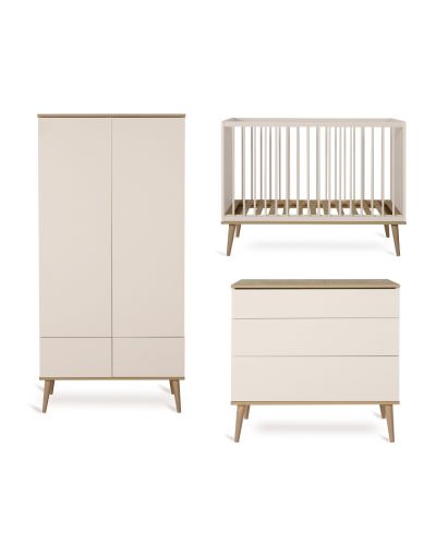 Quax 3 delige Babykamer Flow Clay & Oak