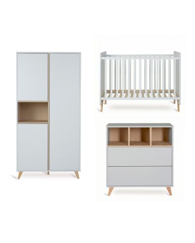 Quax 3 delige Babykamer Loft White