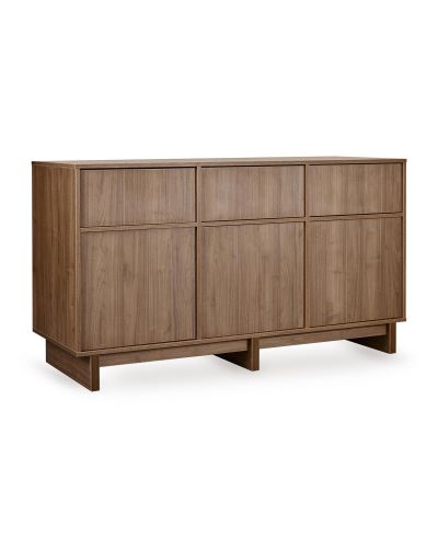 Commode met lades en deuren in walnoot