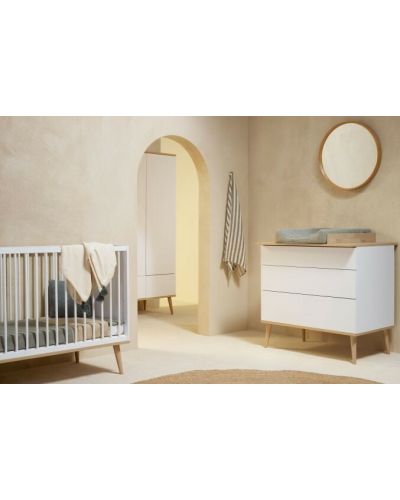 Quax 3 delige Babykamer Flow White & Oak