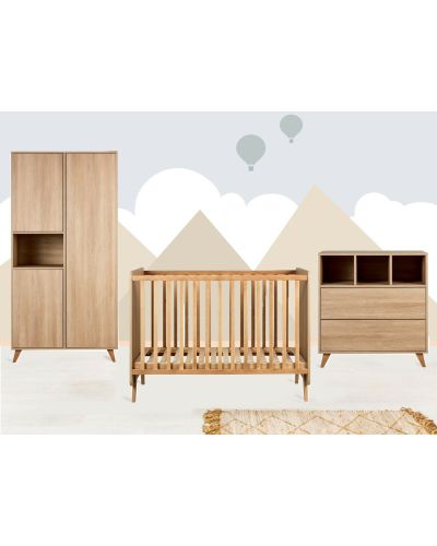 Quax 3 delige Babykamer Loft Honey Ash