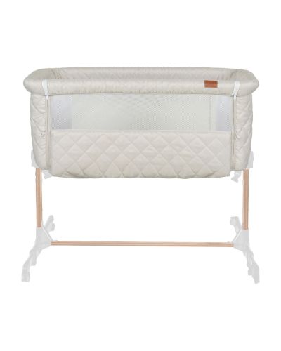 Quax Co-Sleeper Side-by-Side Naturel Quilted - Clay