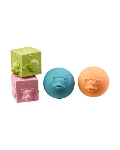 Rubber ballen en blokken van Sophie de Giraf kopen? | BabyPlanet