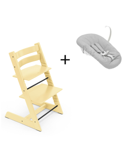 Stokke Tripp Trapp Lemon Yellow + Newborn Set