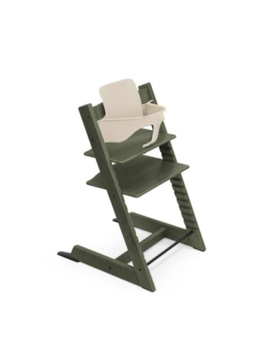 Stokke Tripp Trapp Marble Green Incl. BabySet² Vanilla White