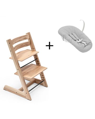 Stokke Tripp Trapp wild Wood, inclusief los afgebeelde Newborn Set
