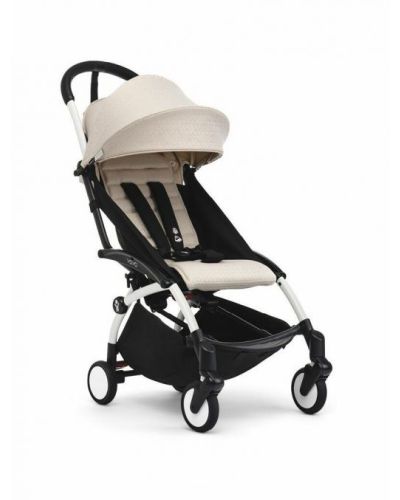 Stokke YOYO 3 Buggy Bonpoint Beige – White Frame