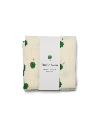 Studio Noos Swaddle White Clover 70 x 70