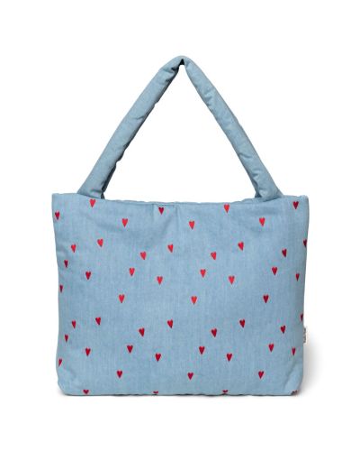 Studio Noos Mom Bag Denim Hearts