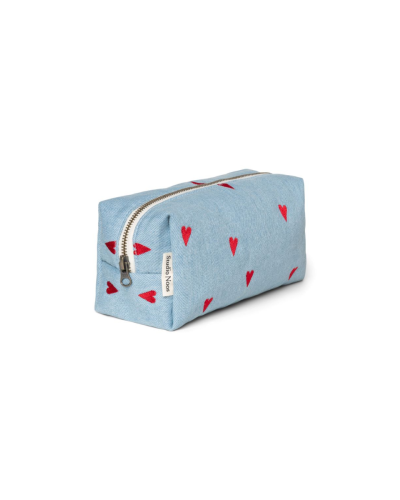 Studio Noos Toilettas Denim Hearts