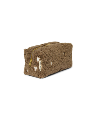 Studio Noos Toilettas Teddy Hearts Brown