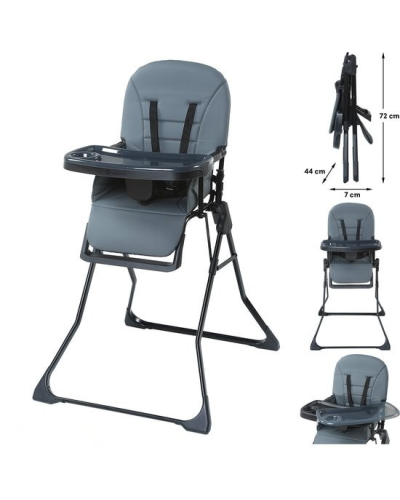 Titaniumbaby Kinderstoel Bistro Charcoal Grey