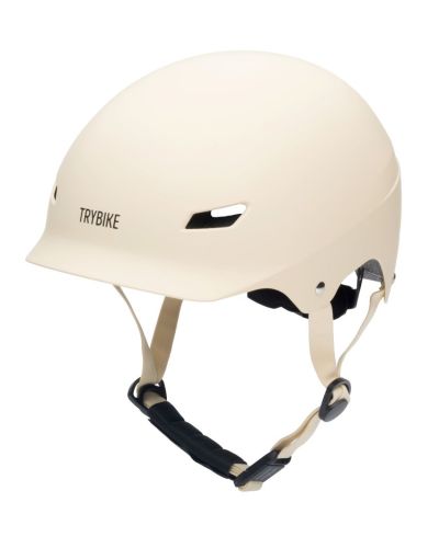 Trybike CoConuts Kinderhelm Cream Maat S/M
