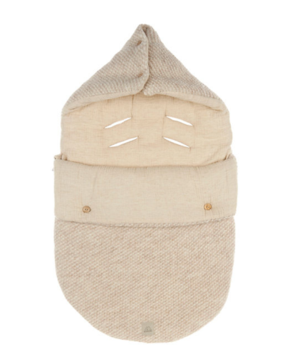 Nanami Voetenzak Volume Wol Naturel