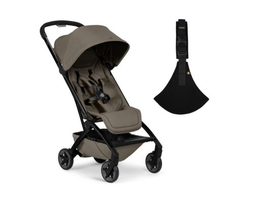 Joolz Buggy Aer2 x Wildride Classic Bundel Hazel Brown overzicht met buggy en Wildride peuterdraagzak