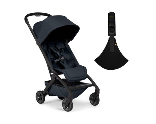 Joolz Buggy Aer2 x Wildride Classic Bundel Navy Blue overzicht met buggy en Wildride peuterdraagzak