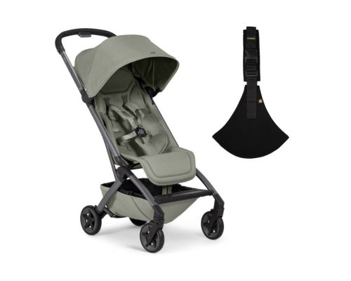 Joolz Buggy Aer2 x Wildride Classic Bundel Sage Green overzicht met buggy en Wildride peuterdraagzak
