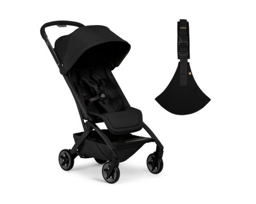 Joolz Buggy Aer2 x Wildride Classic Bundel Space Black overzicht met buggy en Wildride peuterdraagzak
