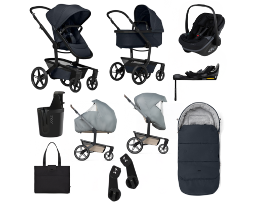 Joolz Day⁵ Kinderwagen All-in-One Bundel Dark Navy Blue met Autostoel en Accessoire
