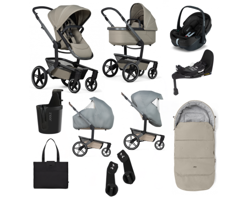 Joolz Day⁵ Kinderwagen All-in-One Bundel Sage Green met Autostoel en Accessoires