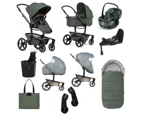 Joolz Day⁵ Kinderwagen All-in-One Bundel Forest Green met Autostoel en Accessoires