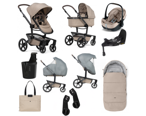 Joolz Day⁵ Kinderwagen All-in-One Bundel Sandy Taupe met Autostoel en Accessoires