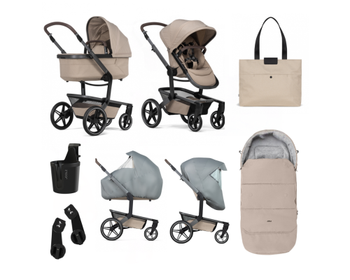 Joolz Day⁵ Kinderwagen Essential Newborn Bundel Sandy Taupe met Accessoires