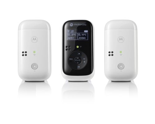 Motorola audio babyfoon basisstation zwarte kleur met babyunits