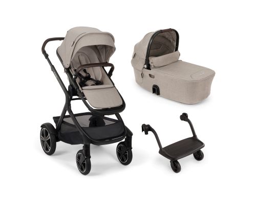 Nuna Demi Next kinderwagen compleet in Chateau met zitje, reiswieg en meerijdplankje