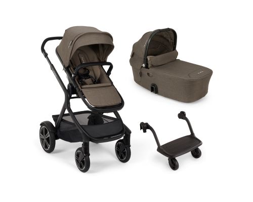 Nuna Demi Next kinderwagen compleet in Pistachio met zitje, reiswieg en meerijdplankje