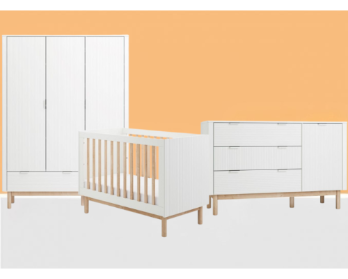 Pinio 3 delige Babykamer Miloo XXL Wit