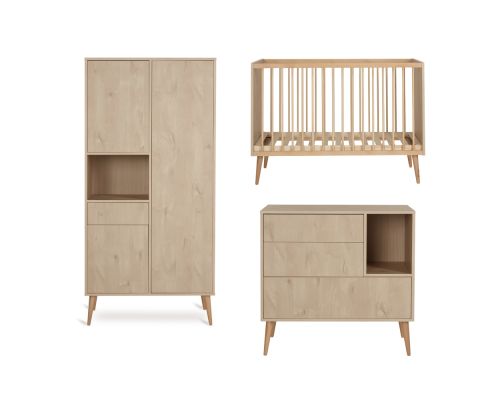 Quax 3 Delige Babykamer Cocoon Natural Oak