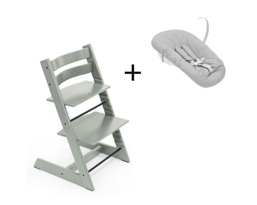 Stokke Tripp Trapp Glacier Green, inclusief los afgebeelde Newborn Set