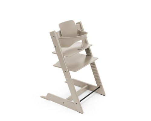 Stokke Tripp Trapp Kinderstoel Cashmere Grey + Baby Set²