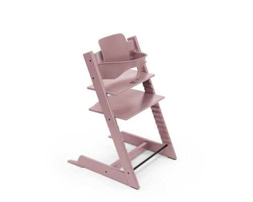 Stokke Tripp Trapp Kinderstoel Heather Mauve + Baby Set²