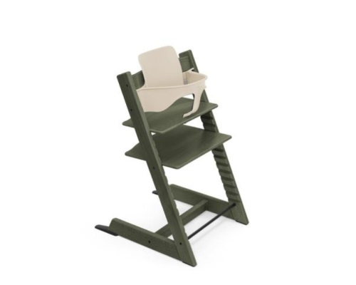 Stokke Tripp Trapp Kinderstoel Marble Green + Baby Set²