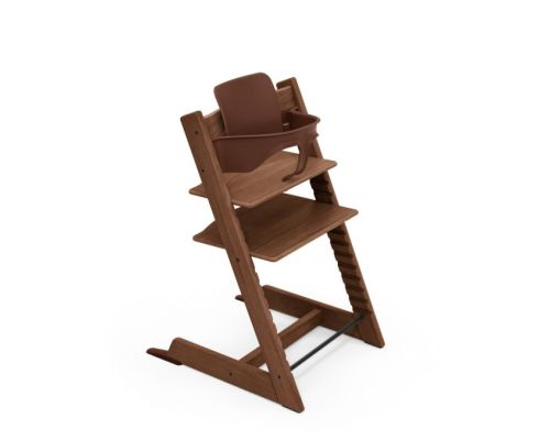 Stokke Tripp Trapp Kinderstoel Warm Brown + Baby Set²