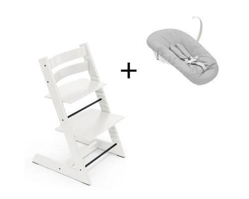 Stokke Tripp Trapp White, inclusief los afgebeelde Newborn Set