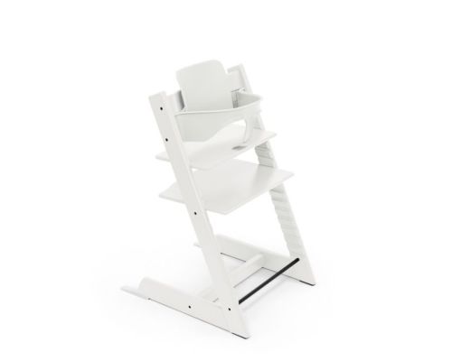 Stokke Tripp Trapp Kinderstoel White + Baby Set²