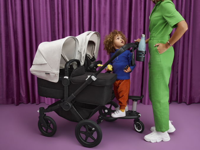 Bugaboo Donkey5 Twin kinderwagen Graphite Stormy Blue BabyPlanet