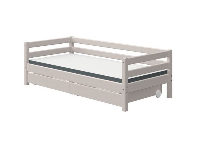 communicatie bedrag isolatie Flexa Classic Bedbank met 2 Lades Grijs | BabyPlanet