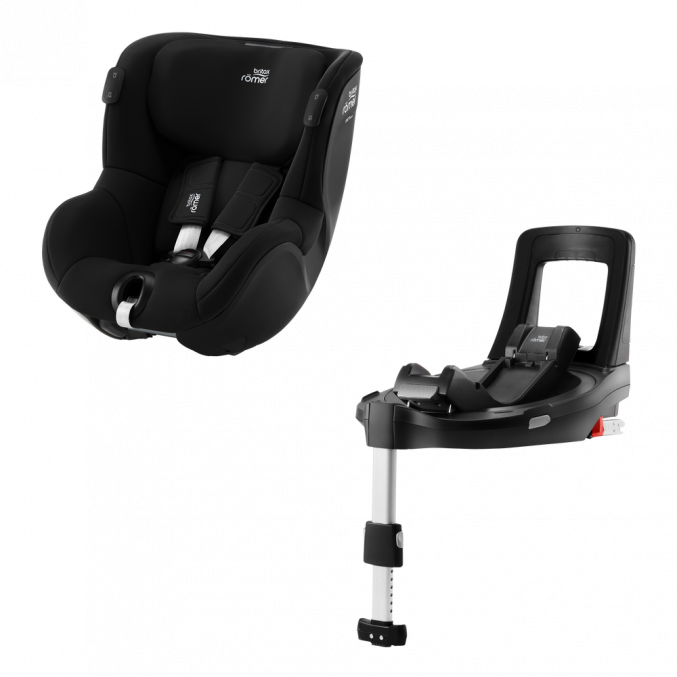 Bij elkaar passen onderhoud Makkelijker maken Britax Römer Autostoel Dualfix iSENSE Bundel Space Black | BabyPlanet