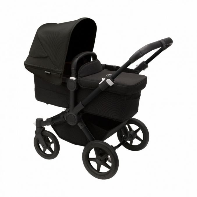 Bugaboo Donkey5 Mono Kinderwagen Black Midnight Black