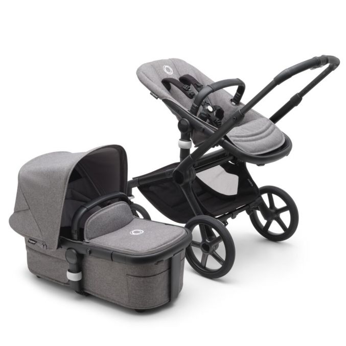 Bugaboo fox blue melange black clearance frame