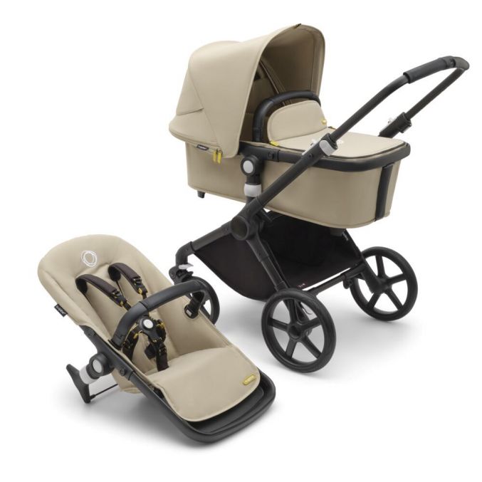 Bugaboo Fox Cub Kinderwagen Compleet Black Desert Beige online kopen BabyPlanet