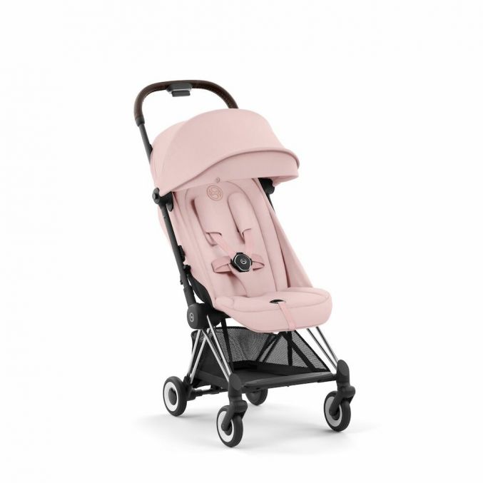 Cybex Co a Buggy Peach Pink Chrome Frame