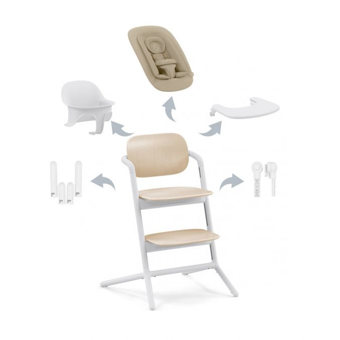 Ondraaglijk samenkomen toon Cybex LEMO 4 in 1 Kinderstoel Sand White online kopen? | BabyPlanet