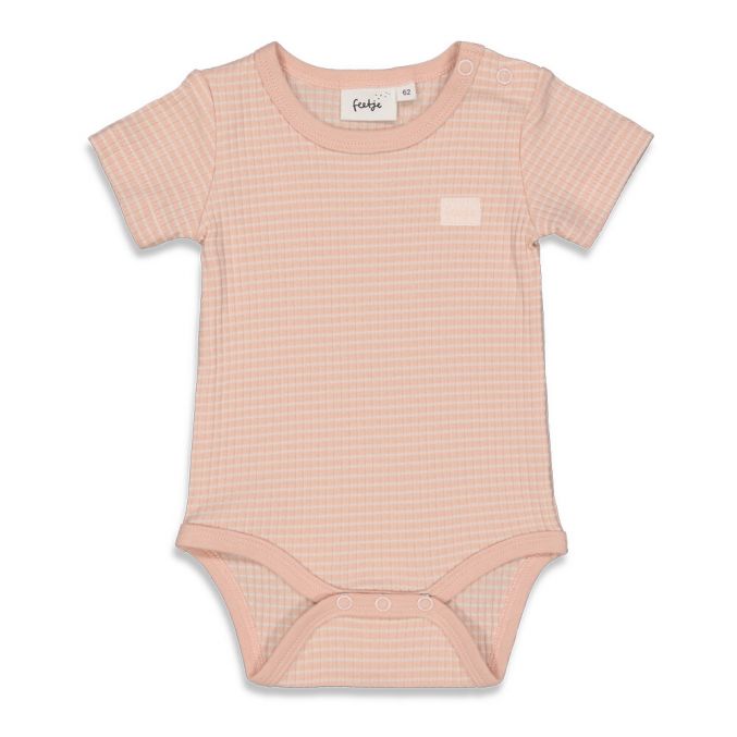 Feetje Romper Wafel Summer Special Roze Maat 74