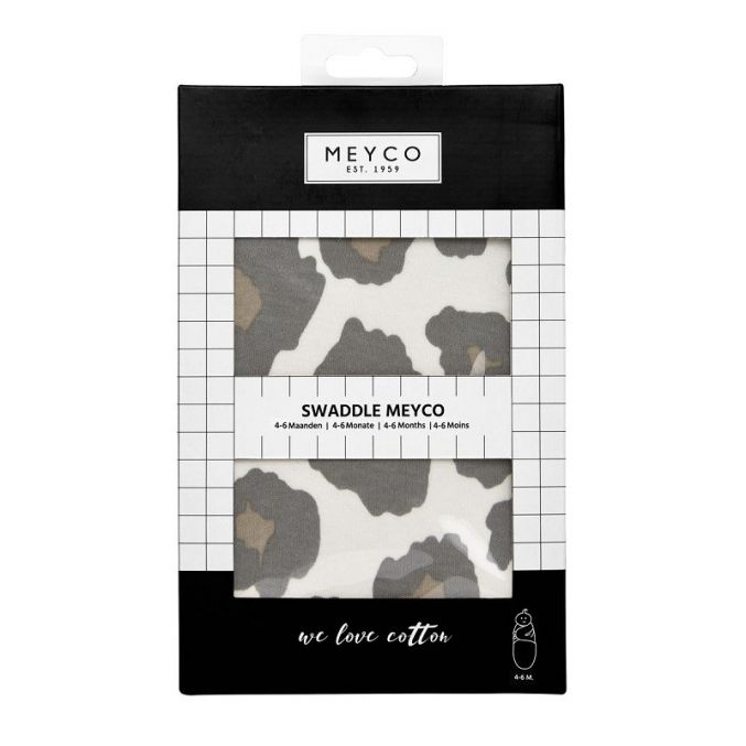 SwaddleMe Inbakerdoek 4 tot 6 Maanden Panter Neutral BabyPlanet